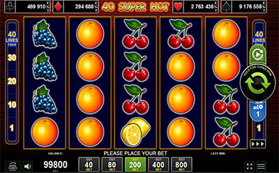 40 Super Hot tragamonedas celular