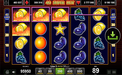 40 Super Hot tragamonendas dispersor