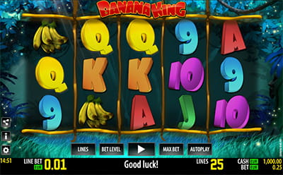 El Juego de tragamonedas Banana King en el Casino en Línea Colombiano YaJuego