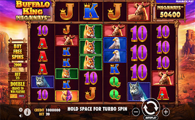 Buffalo King Megaways tragamonedas móvil