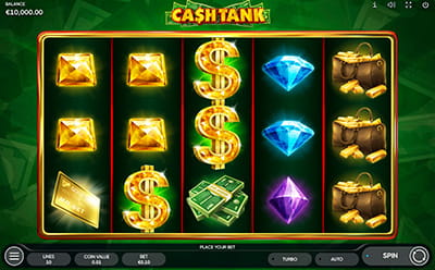 El juego de tragamonedas Cash Tank en el Casino en Línea Colombiano Mozzart