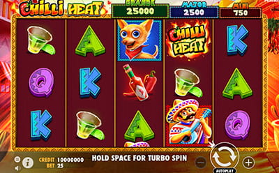 El juego de tragamonedas Chilli Heat en el Casino en Línea Colombiano Mozzart