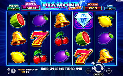 La tragamonedas Diamond Strike en el casino online Zamba colombiano