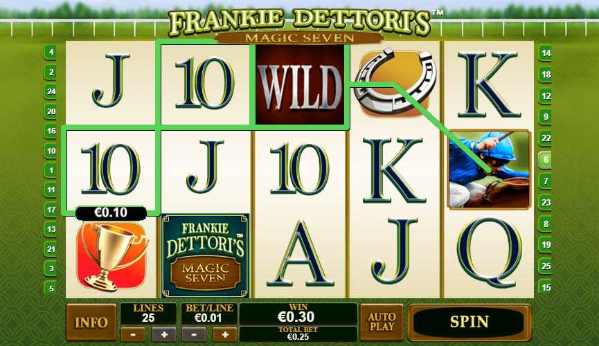 Frankie Dettori’s Magic Seven juega en línea gratis
