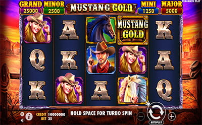 El Juego de tragamonedas Mustang Gold en el Casino en Línea Colombiano YaJuego