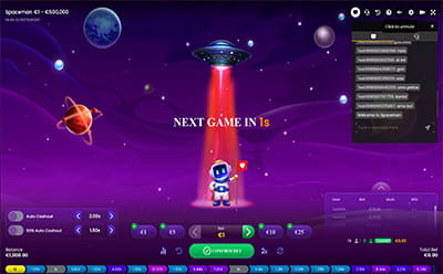 El Juego de tragamonedas Spaceman en el Casino en Línea Colombiano YaJuego