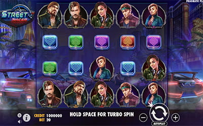 La tragamonedas Street Racer en el casino online Zamba colombiano