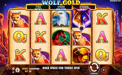 El Juego de tragamonedas Wolf Gold en el Casino en Línea Colombiano Luckia