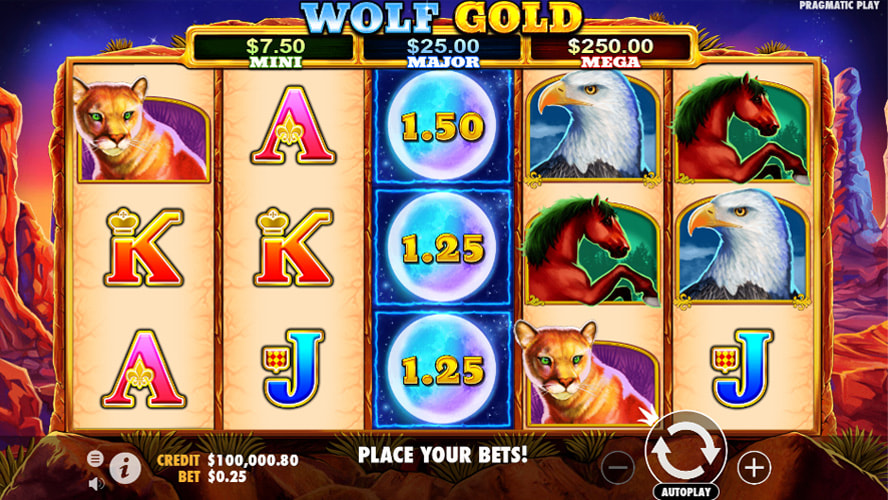 Wolf Gold juega en línea gratis